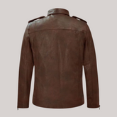 Rutland Spanish Brown Riding Leather Jacket